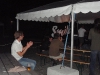 Oystein enjoying the music, Saturday night         